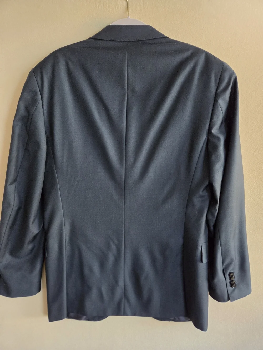 SUITSUPPLY Lazio Suit Jacket Navy Wool Size 40L